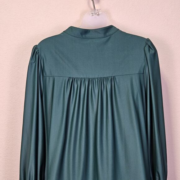 Jude Connally Tammi Dress Womens M Evergreen Tiered Cocktail Holiday Party Mini - Picture 7 of 16